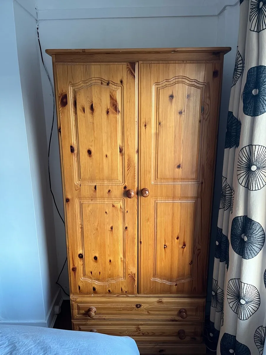Solid pine wooden wardrobes - Image 1