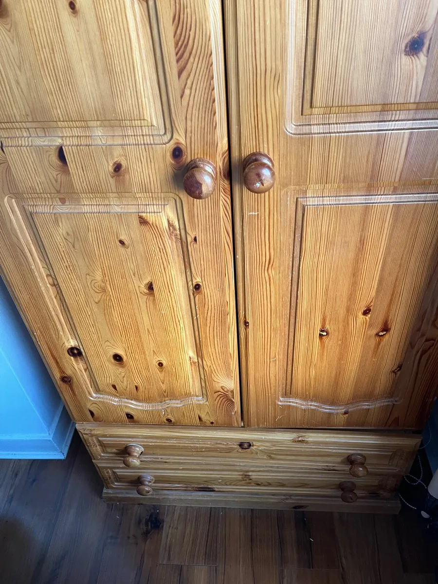 Solid pine wooden wardrobes - Image 2