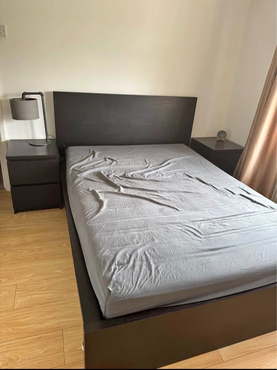 IKEA bedframe with mattress - Image 3