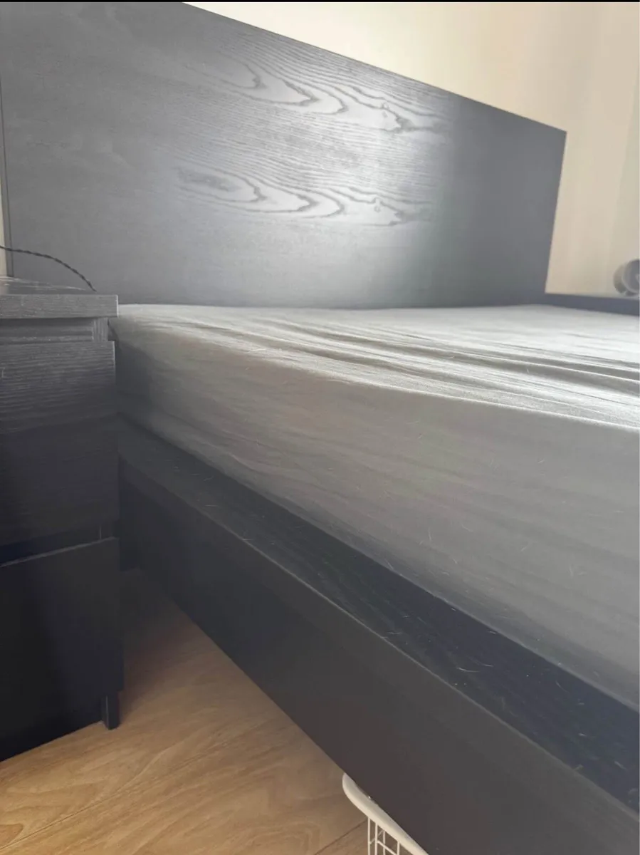 IKEA bedframe with mattress - Image 4