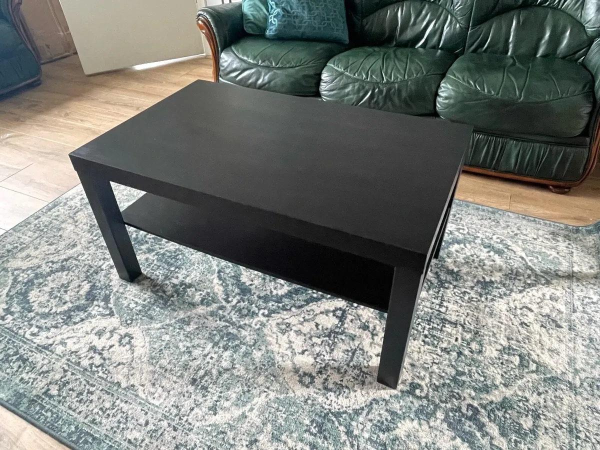 LACK - Coffee table, Black-brown (90x55 cm) - Image 1