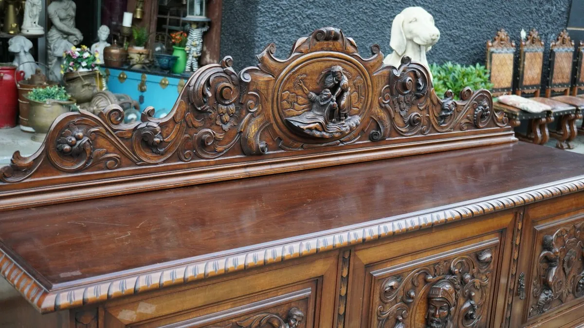 Spanish Renaissance Revival Dining Suite - Image 2