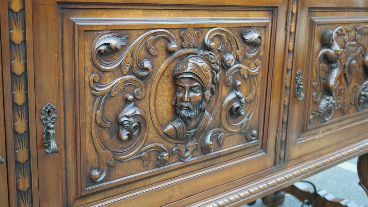 Spanish Renaissance Revival Dining Suite - Image 3