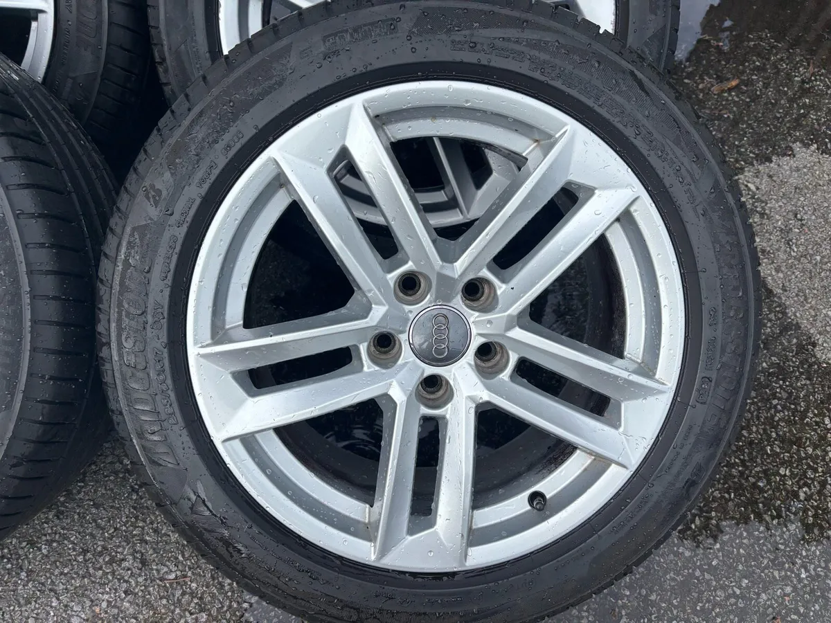 17 Inch Genuine Audi Alloys With Good Tyres - Image 3