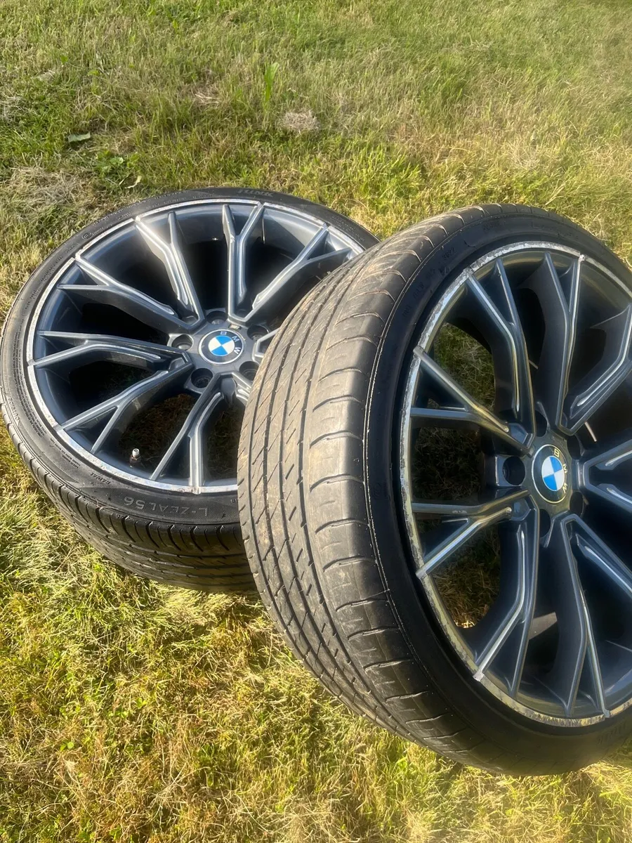 BMW F30 Wheels(2 tyres only) 5x120 fitment,  no bu - Image 3