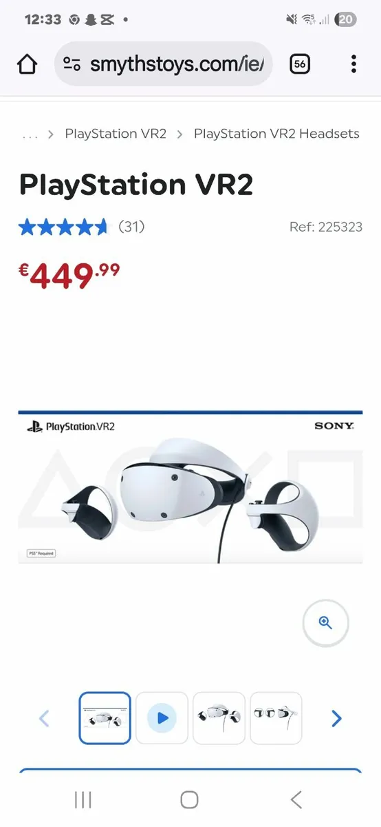 PS VR HEADSET - Image 1