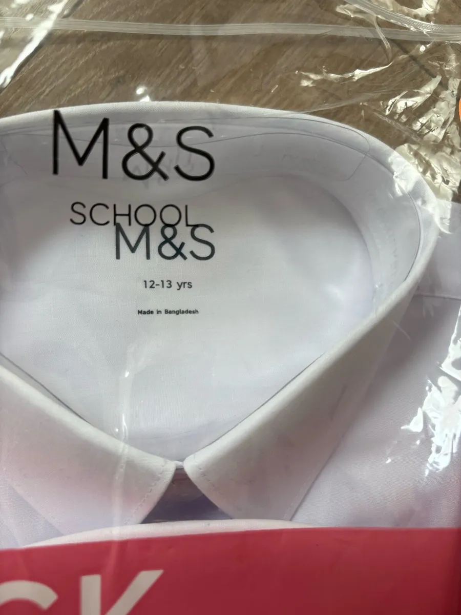 M&S school blouses age 12-13 - Image 2