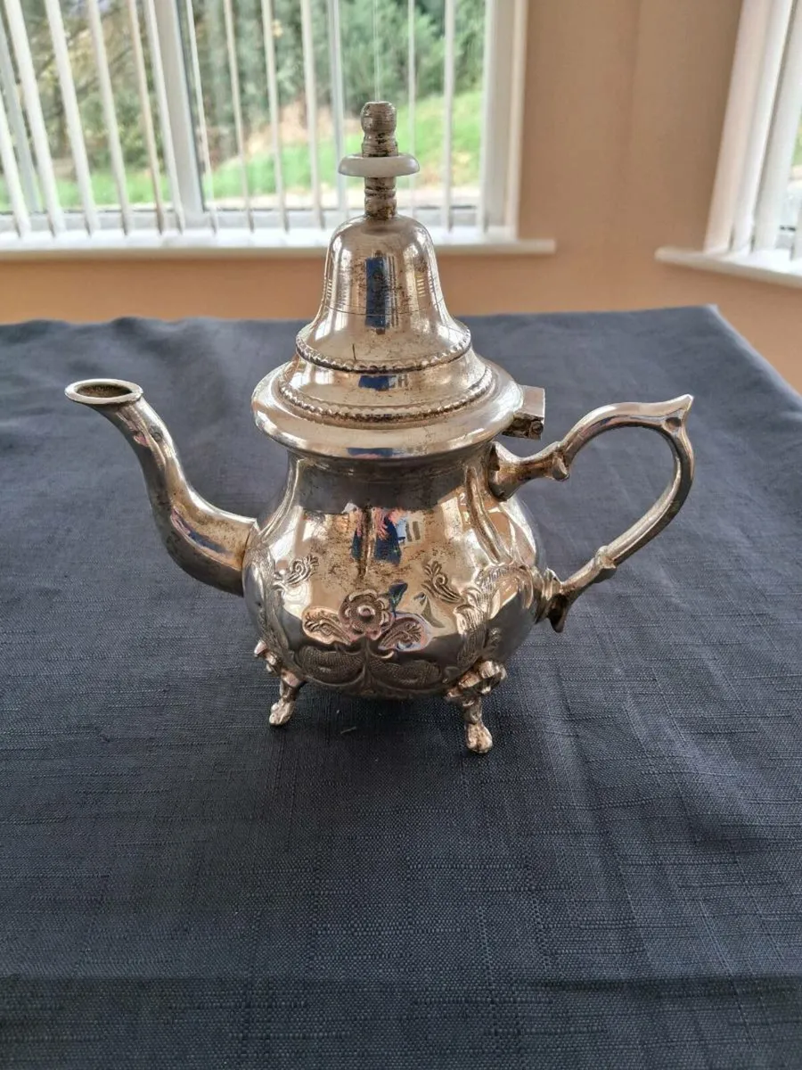 Moroccan Silver Teapot - Image 2