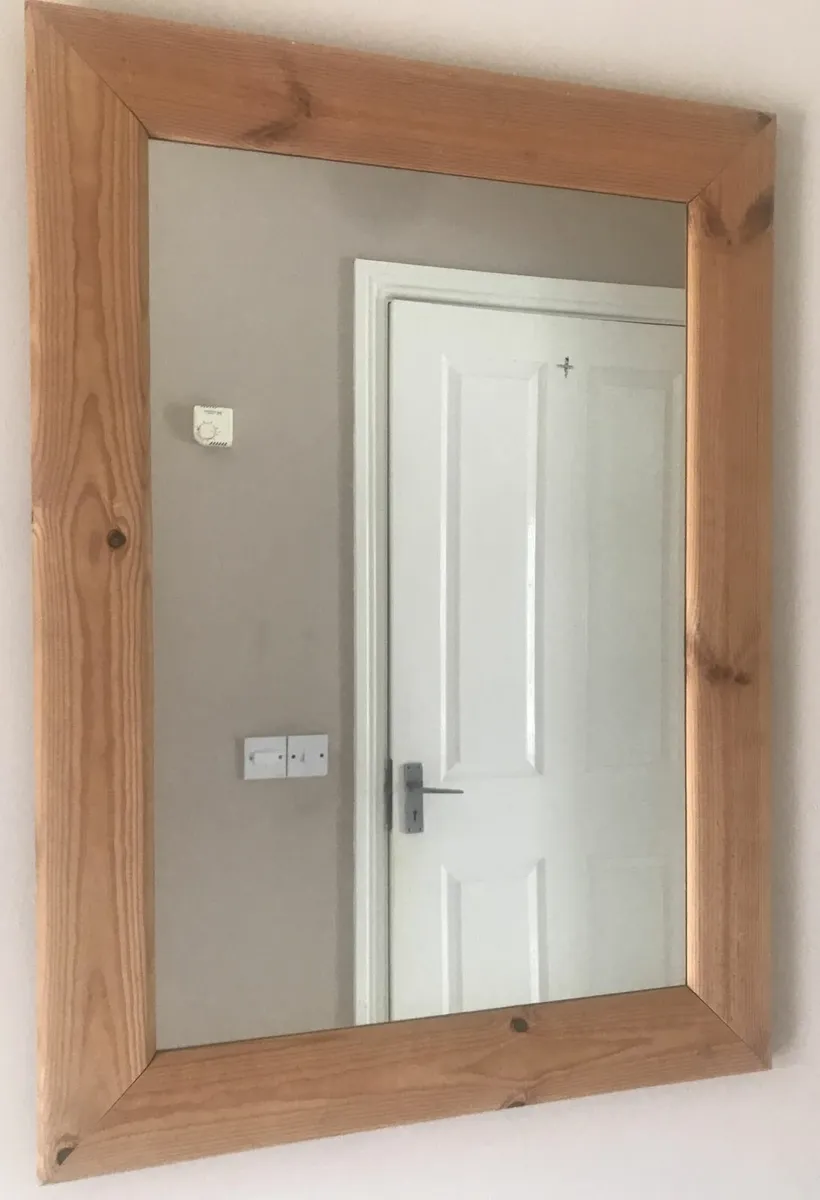 Wooden Frame Mirror - Image 2