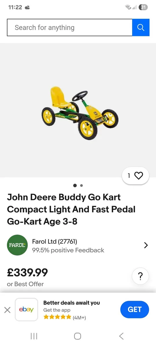 Berg buddy go kart kids - Image 3