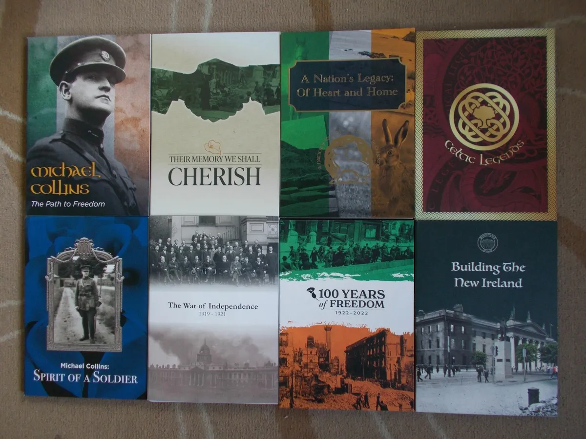 9 Commemorative Coins. Michael Collins etc. - Image 1