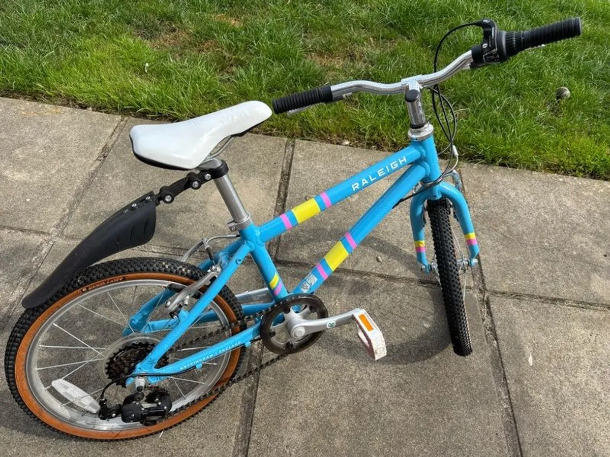 Raleigh Pop 18" Kids bike in blue - Image 1