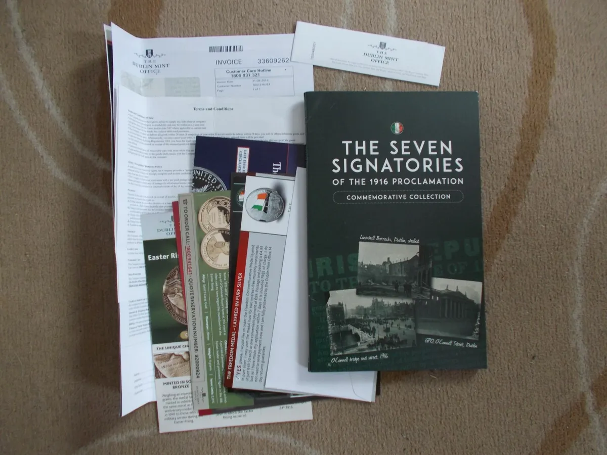 9 Commemorative Coins. Michael Collins etc. - Image 3