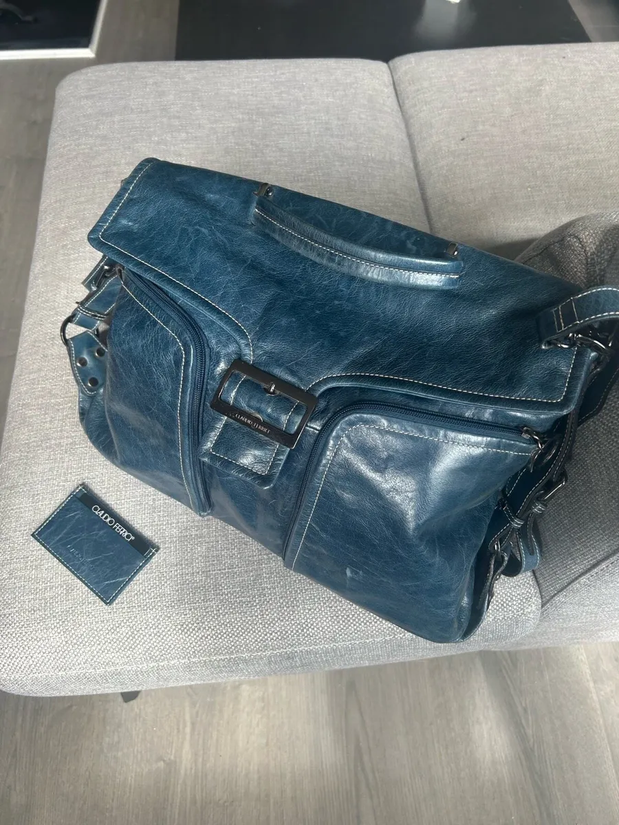 Claudio Ferrici leather bag - Image 1