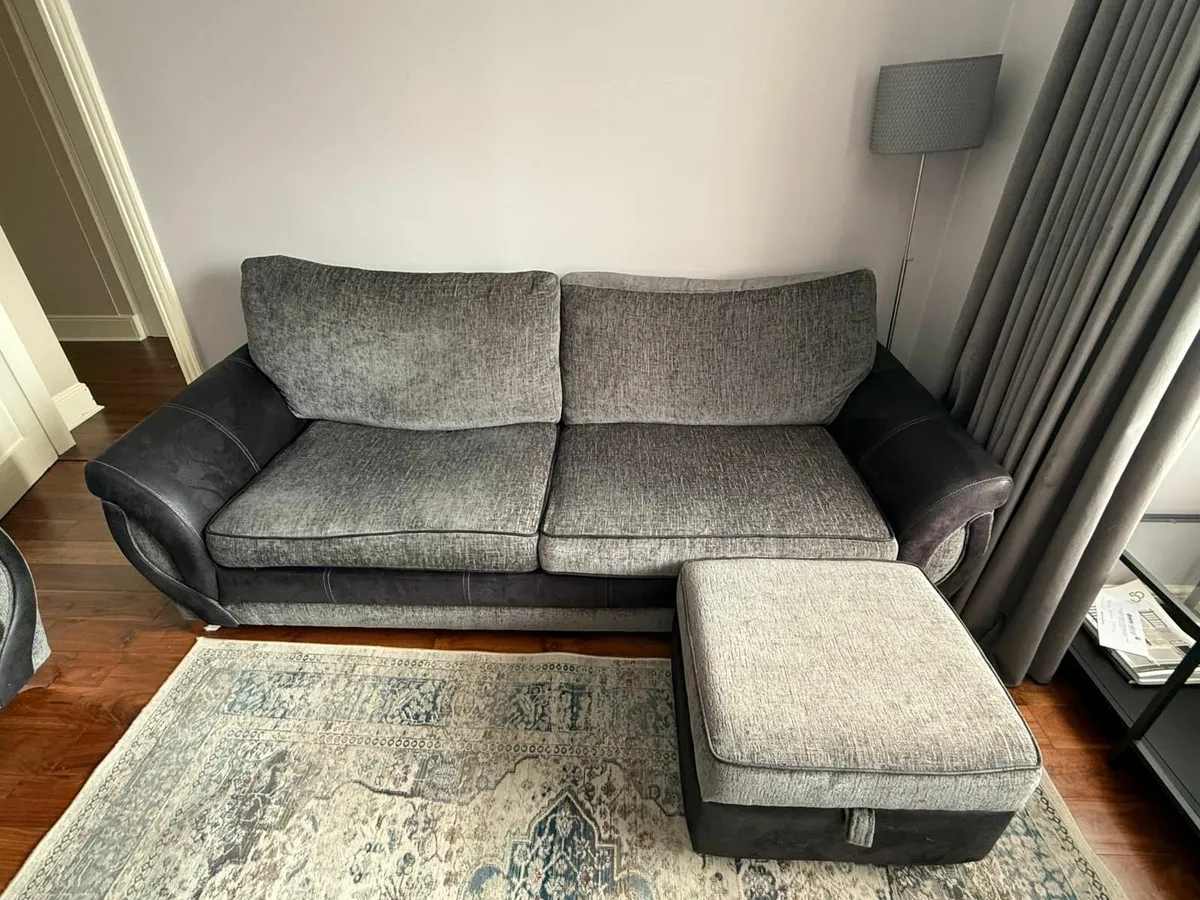 DFS Sofas 3+2+pouffe - Image 3