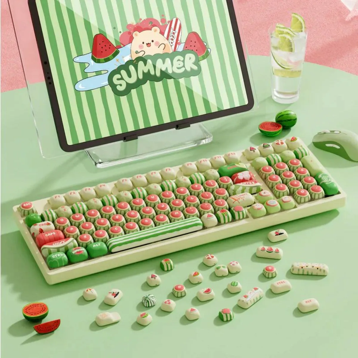 Akko Watermelon Keycap Set (138-key) - Image 1