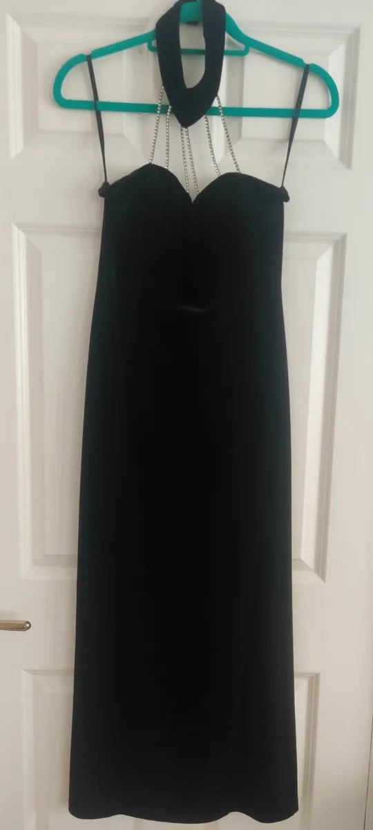 Black velvet dress - Image 1
