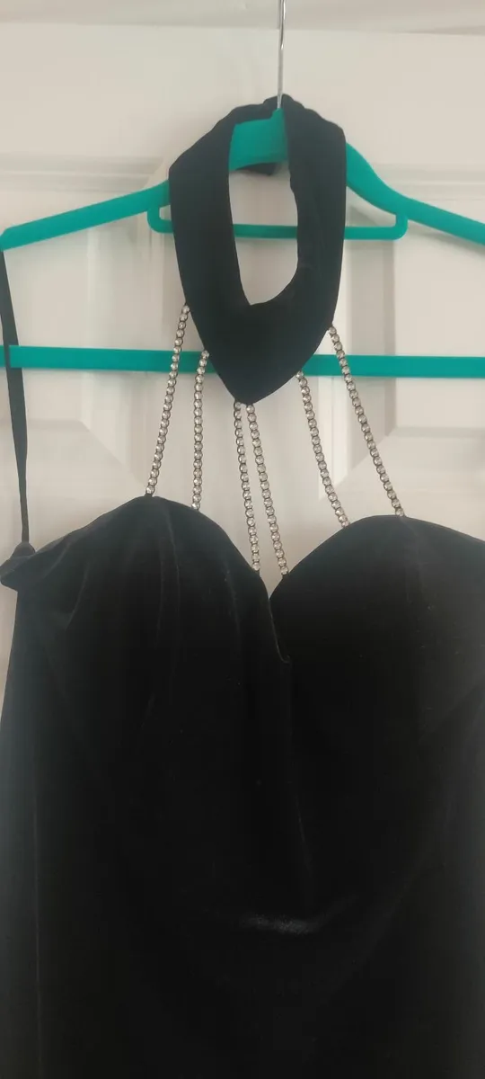 Black velvet dress - Image 2
