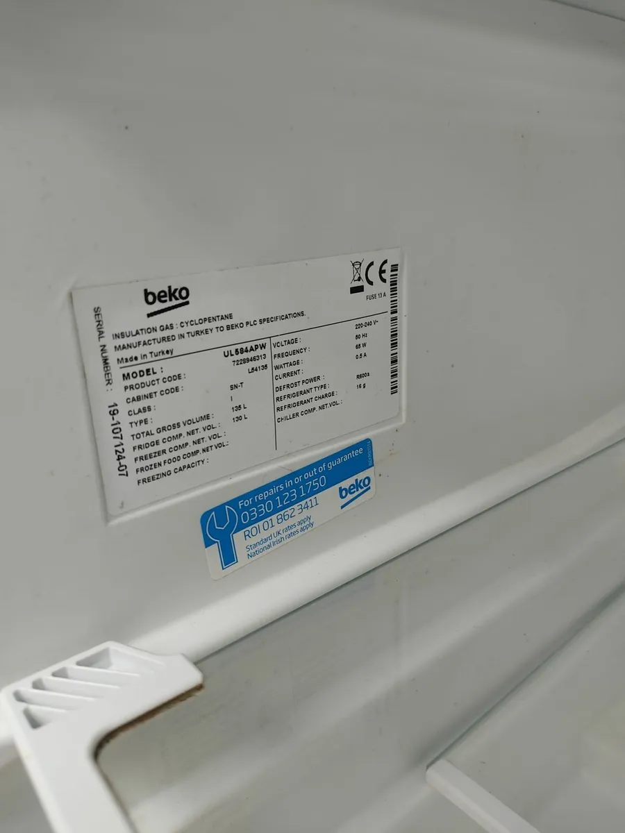 Small Beko Fridge - Image 4