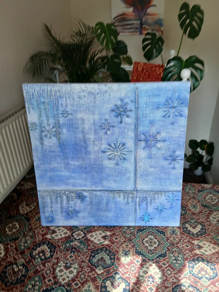 Catherine ryan large 1 meter square origional art - Image 3