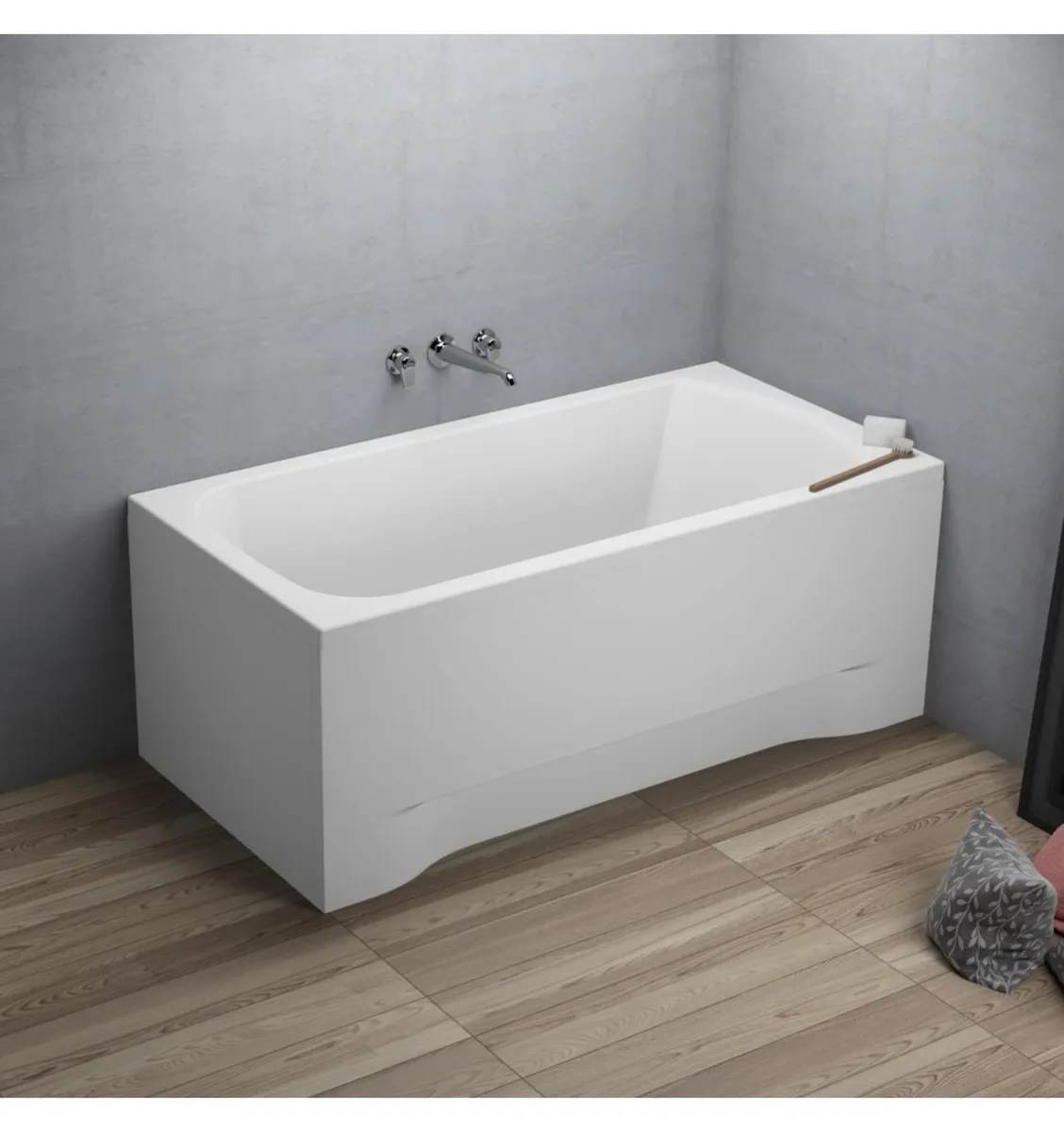 Brand New Acrylic Bathtub – 130×70 cm - Image 1