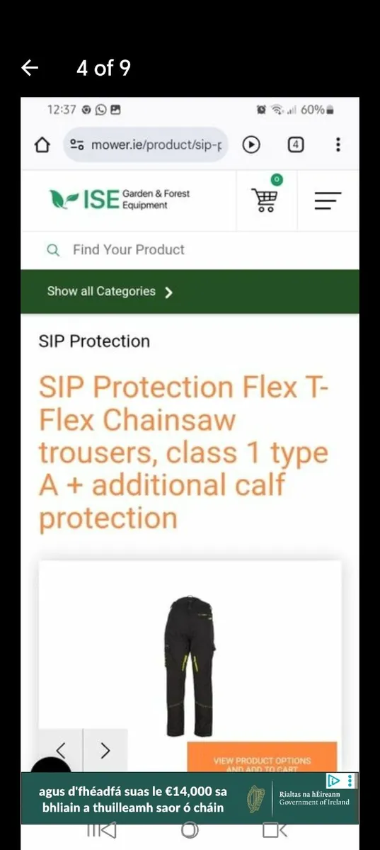 Sip chainsaw protection trousers - Image 3