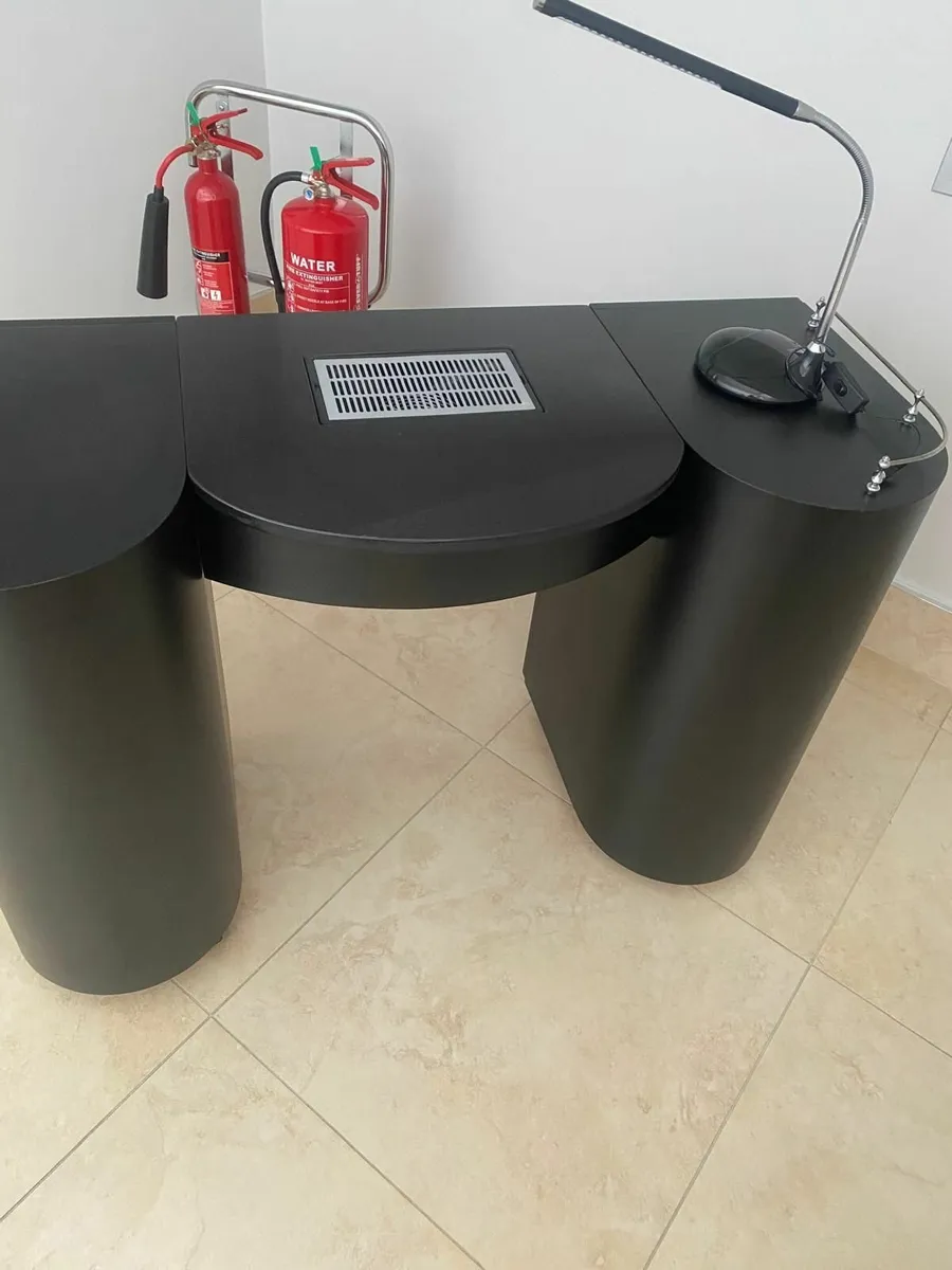 Elite Manicure Table - Black - Brand New - Image 2