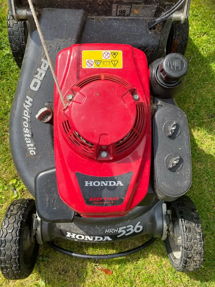 Honda HRH 536 Pro Hydrostatic Lawn Mower . D16 - Image 3