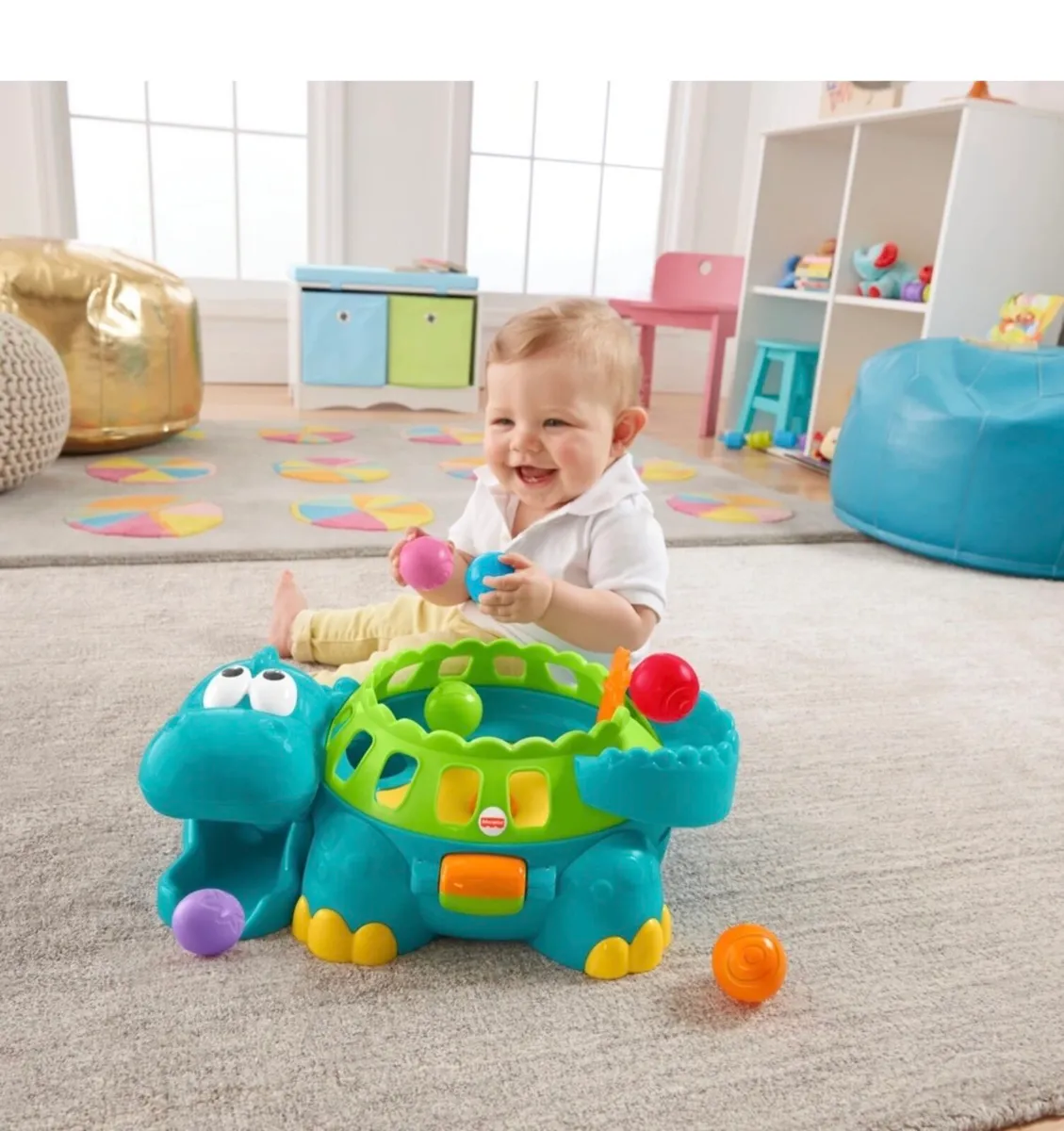 Fisher-Price Poppity Pop Musical Dino - Image 1
