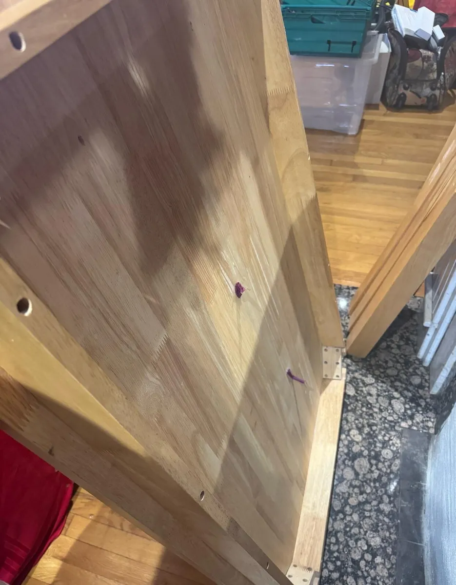 2 Oak table 75*120cm - Image 2