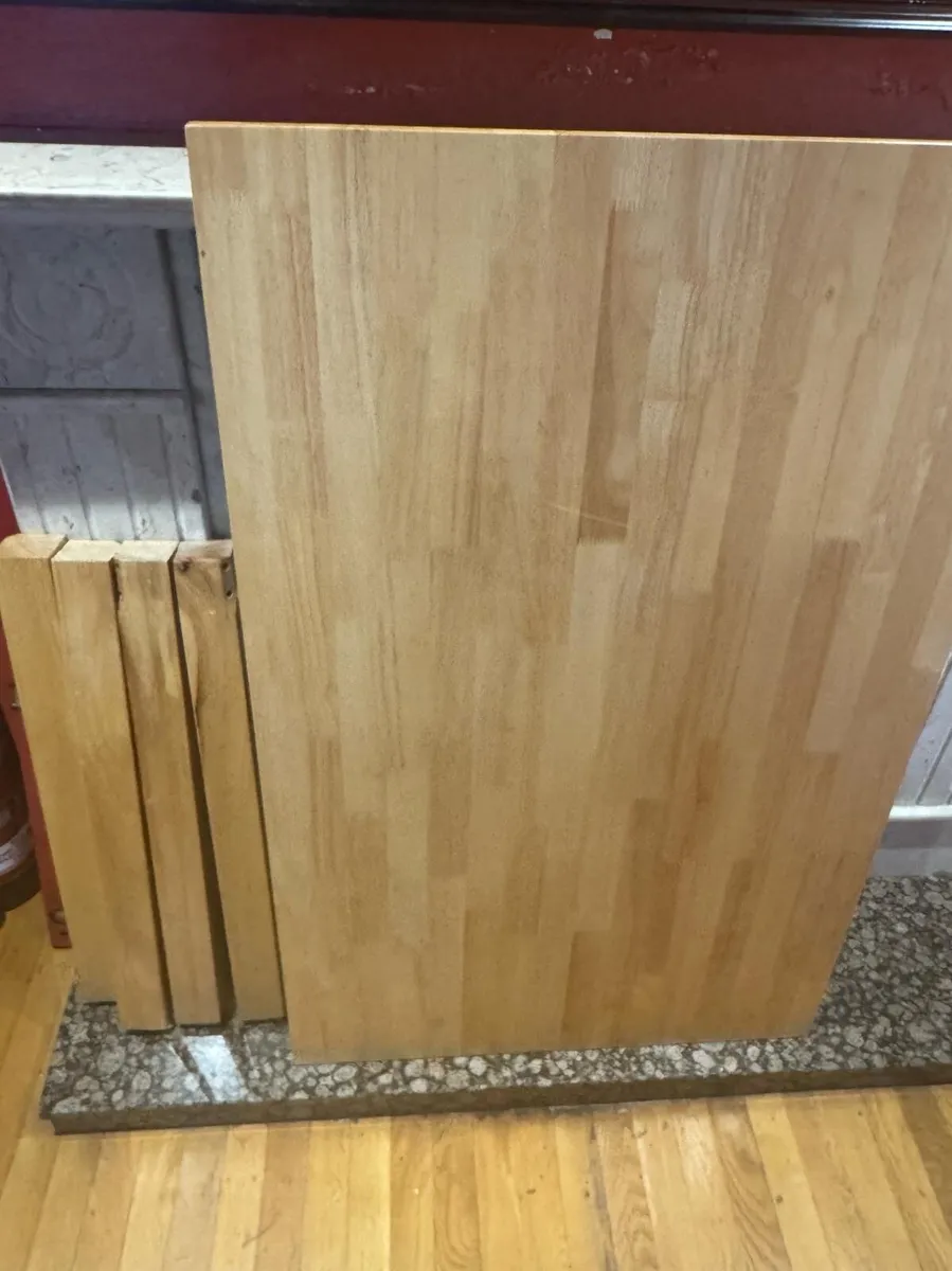 2 Oak table 75*120cm - Image 1