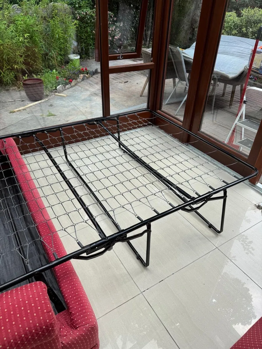 Sofa bed, bar table and 4 barstools - Image 4