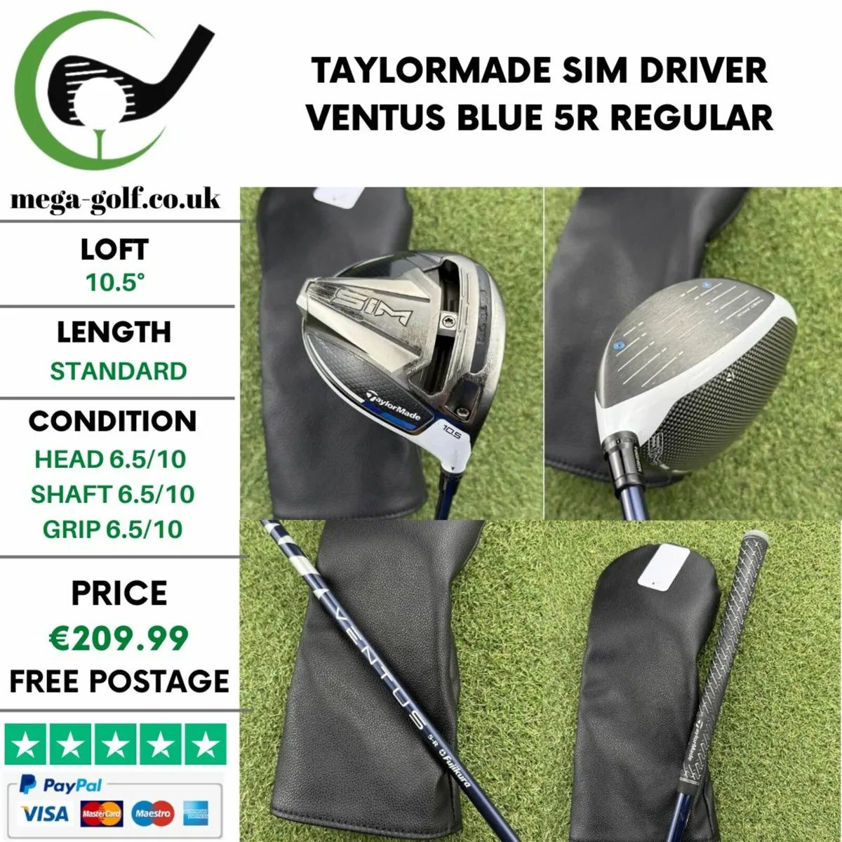 TAYLORMADE SIM DRIVER / 10.5° / REGULAR - Image 1