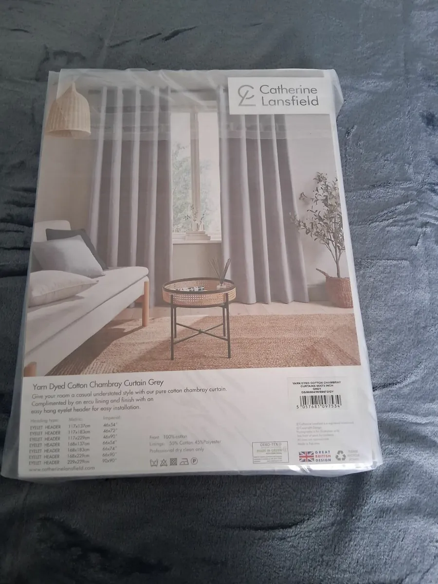 New curtains 66 inches x 72 inches - Image 1