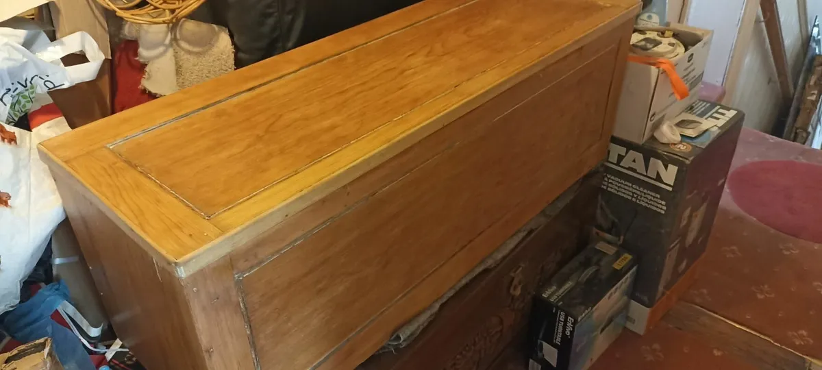 Antique Pine Trunk - Image 1