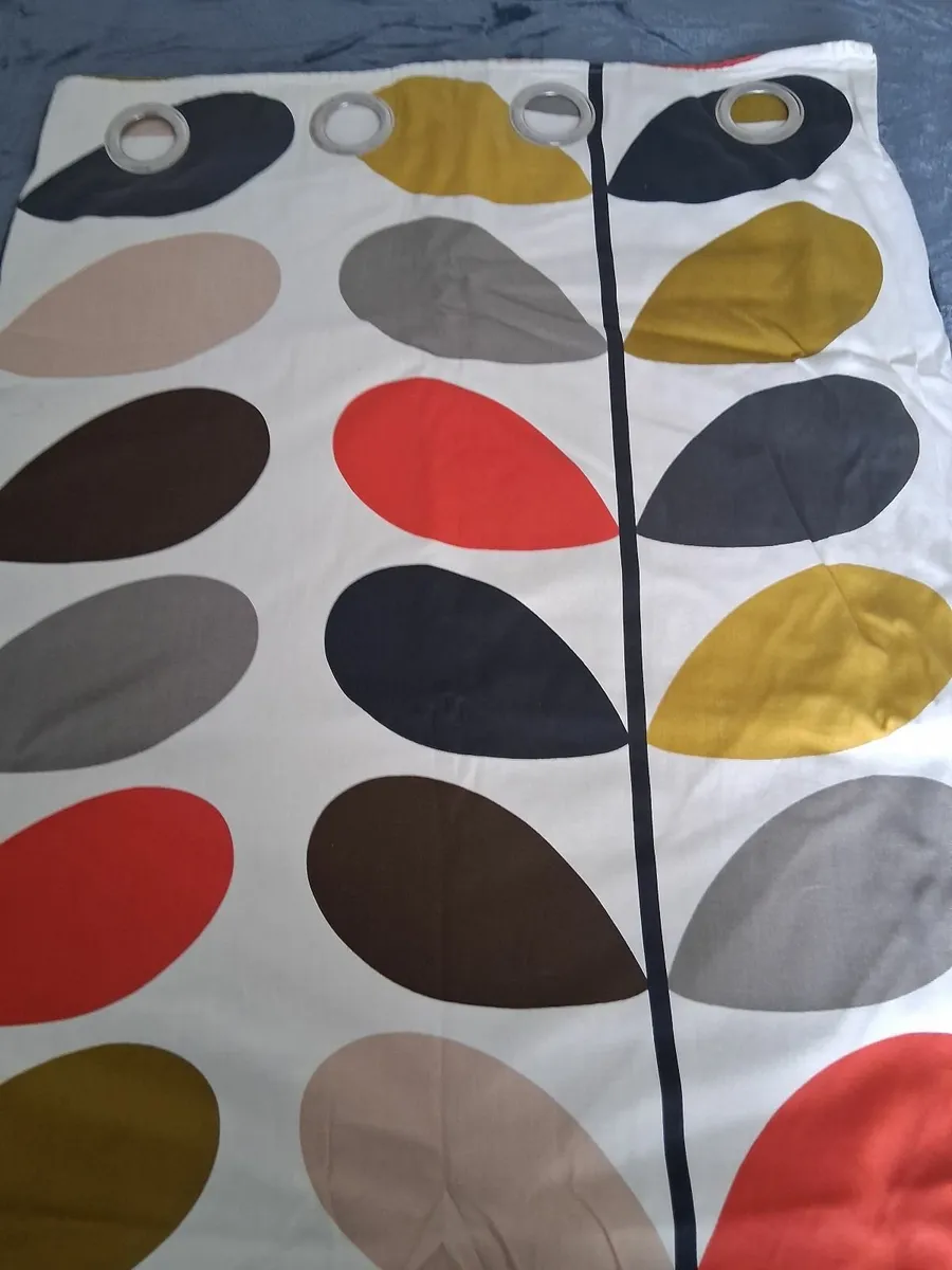 Orla Kiely curtains 46 inches x 70 inches - Image 1