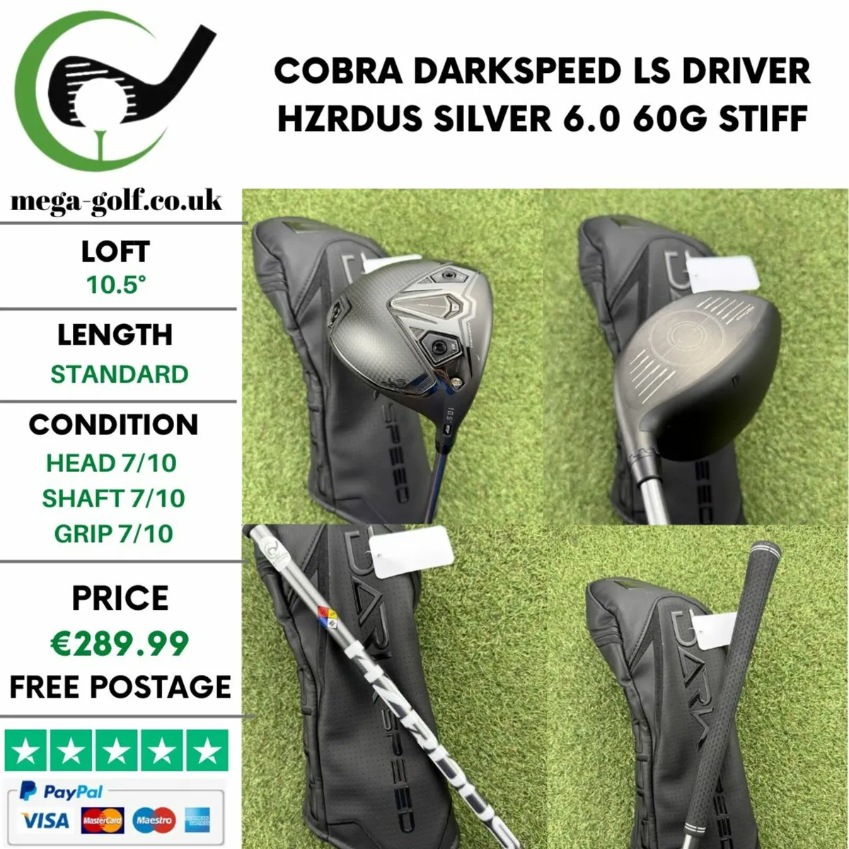 COBRA DARKSPEED LS DRIVER / 10.5° / STIFF - Image 1
