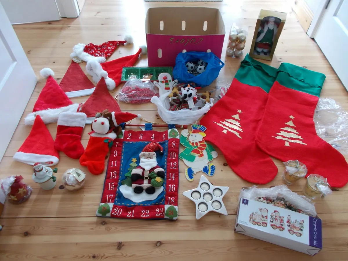 Christmas Decorations Job Lot - Image 1