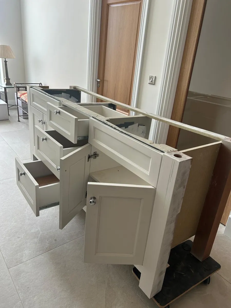 Handmade double sink vanity unit - Image 2