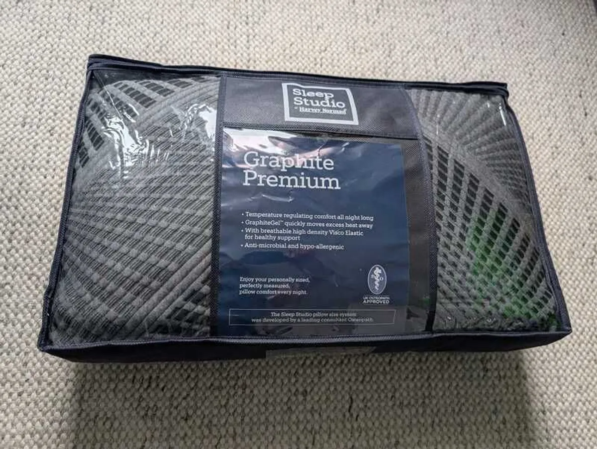Harvey Norman Graphite Premium Pillow (Size 4) - Image 4