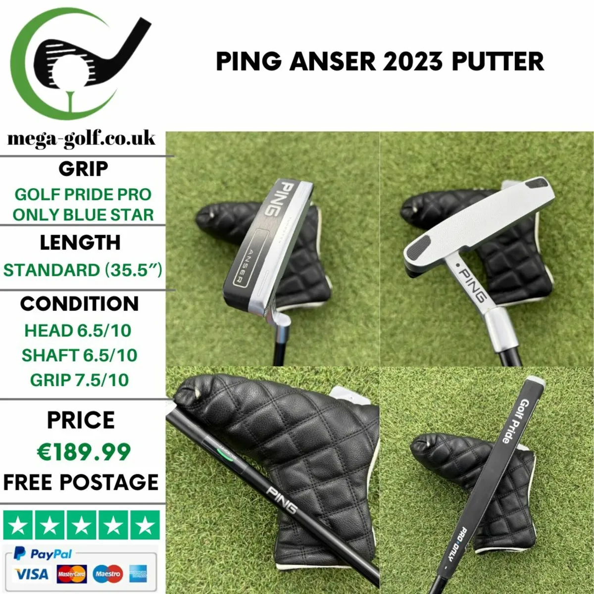 PING ANSER 2023 PUTTER / 35.5’’ - Image 1