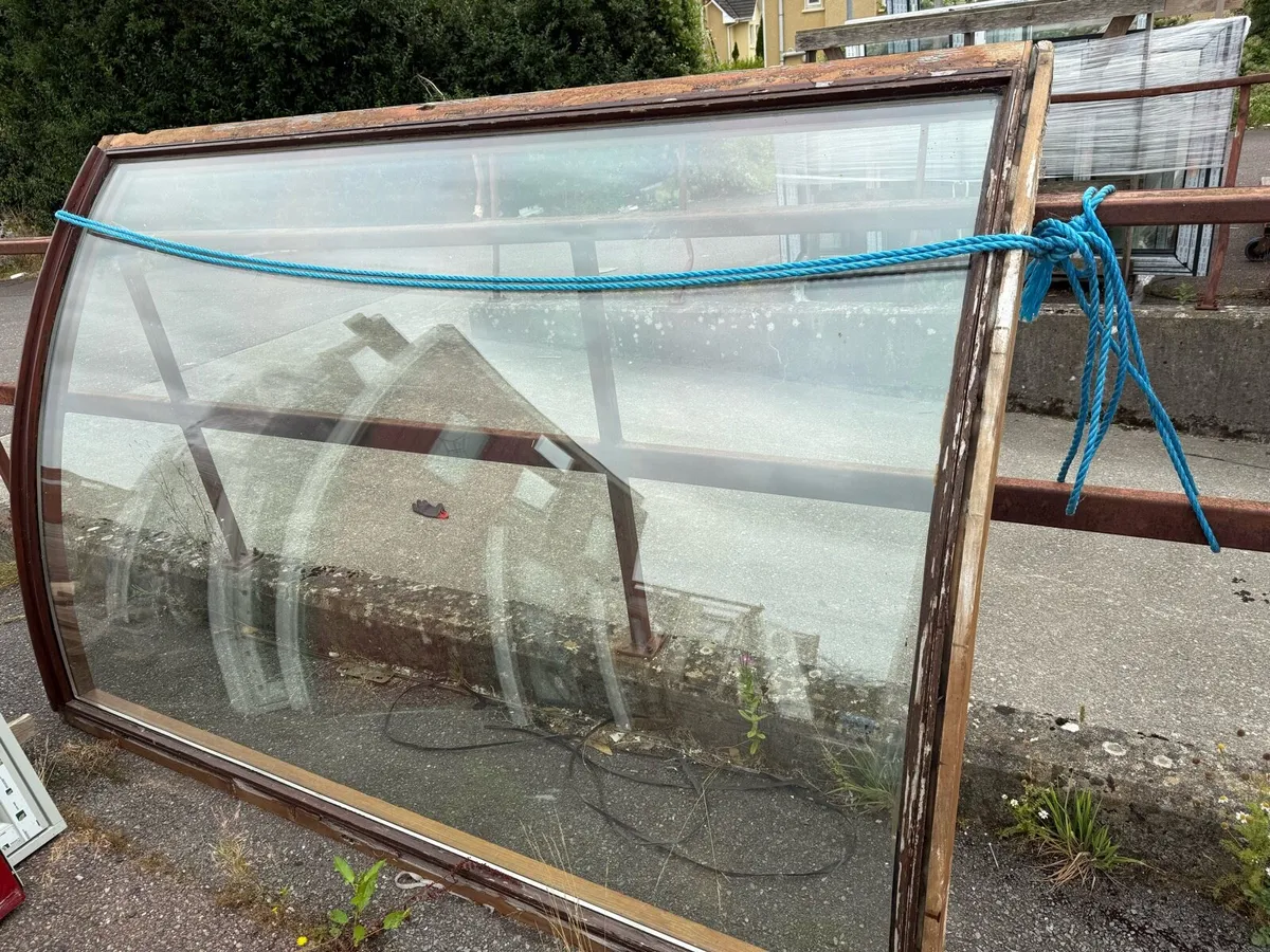 Used DG curved window - timber frame