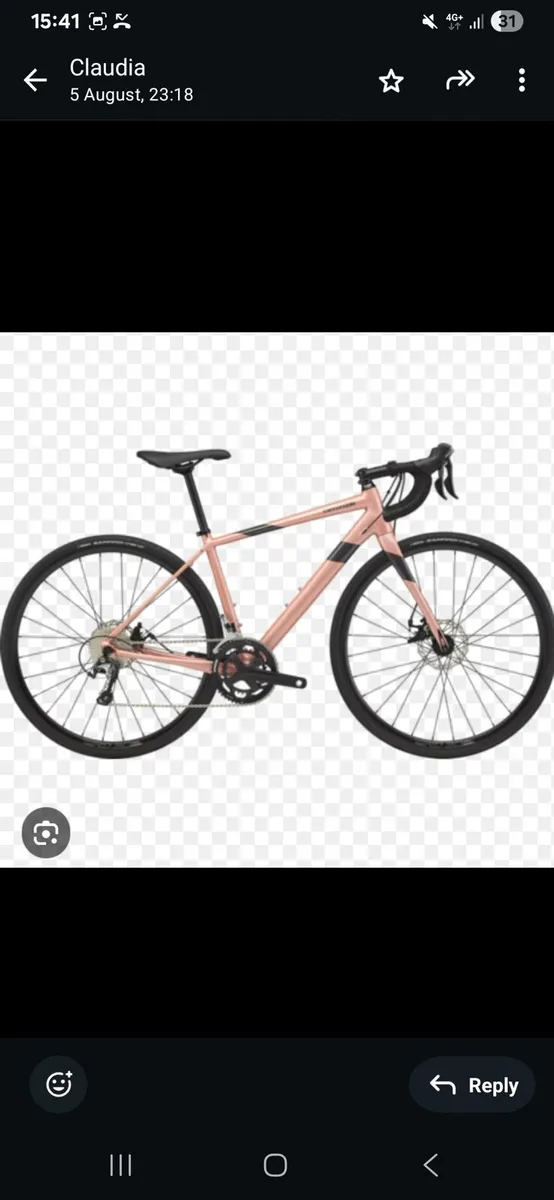 Cannondale Synapse size 48 frame for lady - Image 1