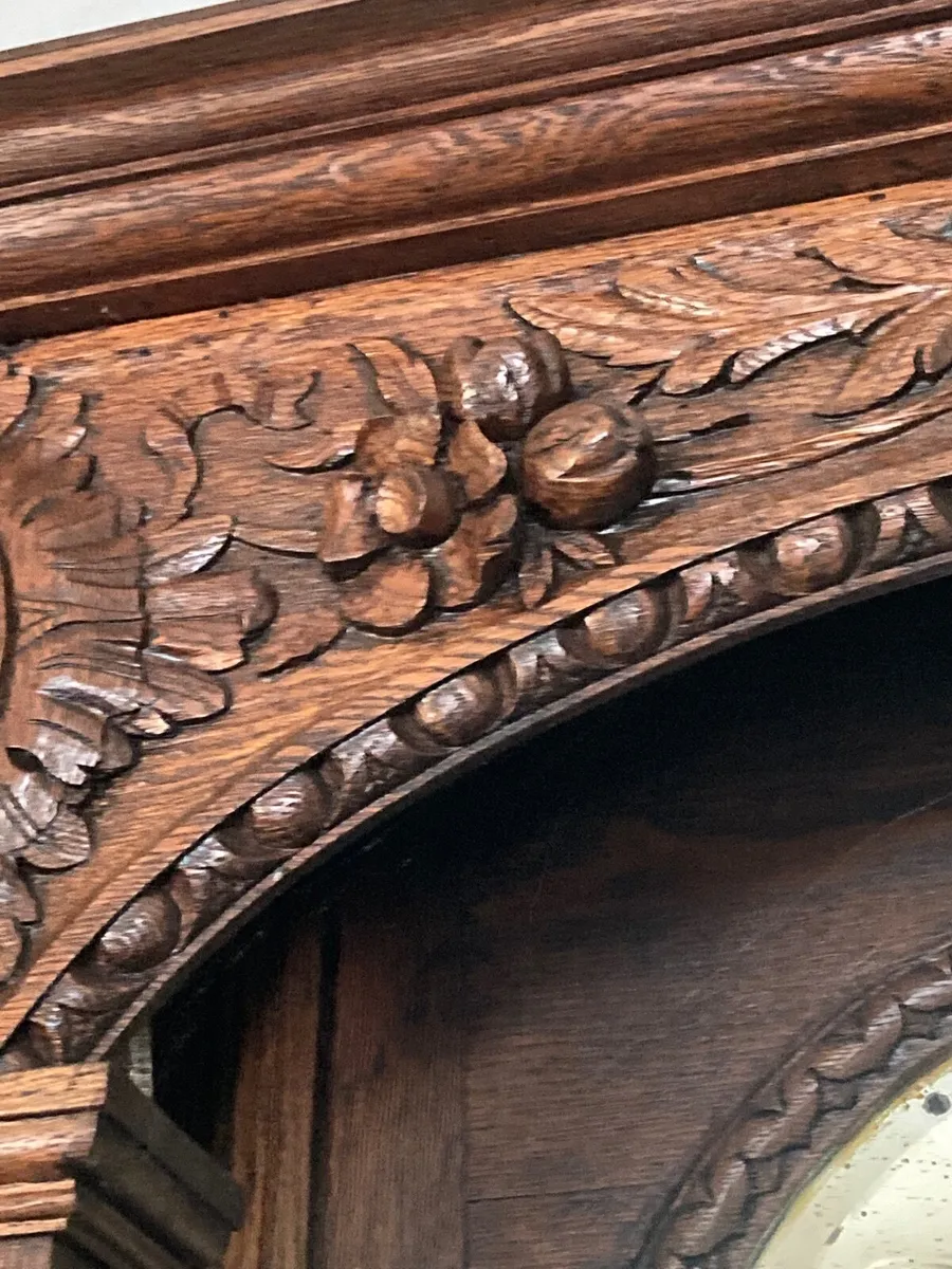 Large Hand Carved Wooden Sideboard - Image 2