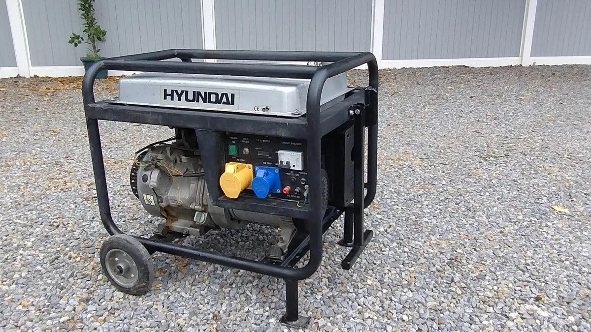 Hyundai 6.6KVA Generator - Image 1