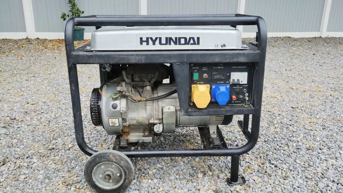 Hyundai 6.6KVA Generator - Image 2