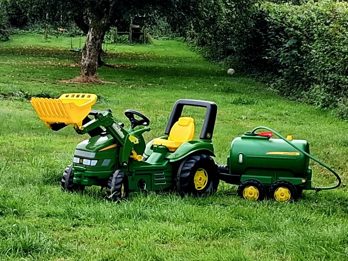 Toy tractor and slurry tank - Image 1
