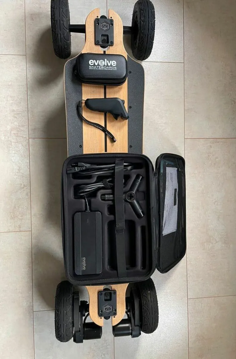 Evolve GTR Bamboo All Terrain Electric Skateboard - Image 1