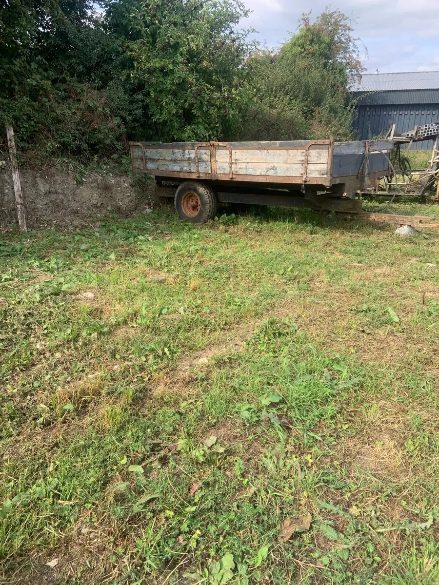 Tractor tipping trailer 12x7ft - Image 1