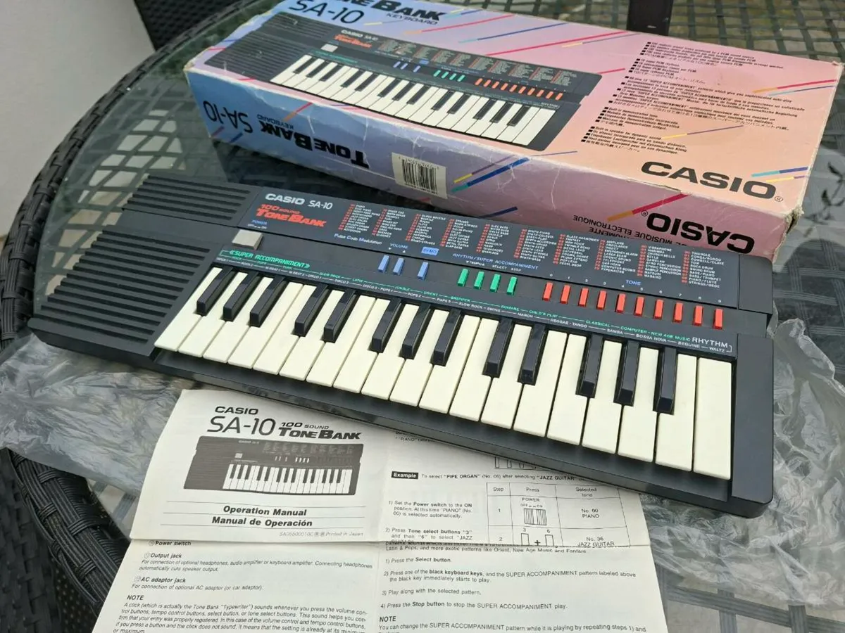 1980's Casio Keyboard made in Japan- new old stock - Image 1